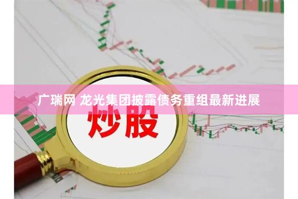 广瑞网 龙光集团披露债务重组最新进展
