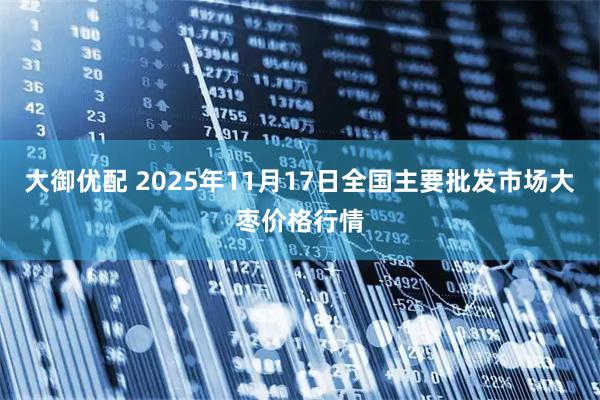 大御优配 2025年11月17日全国主要批发市场大枣价格行情