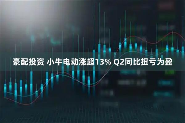 豪配投资 小牛电动涨超13% Q2同比扭亏为盈